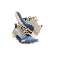 Pánska obuv CASUAL 361/21/23 Blue jeans camoscio